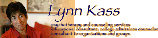 Lynn Kass - Psychotherapy and Counseling Services, College Counselor